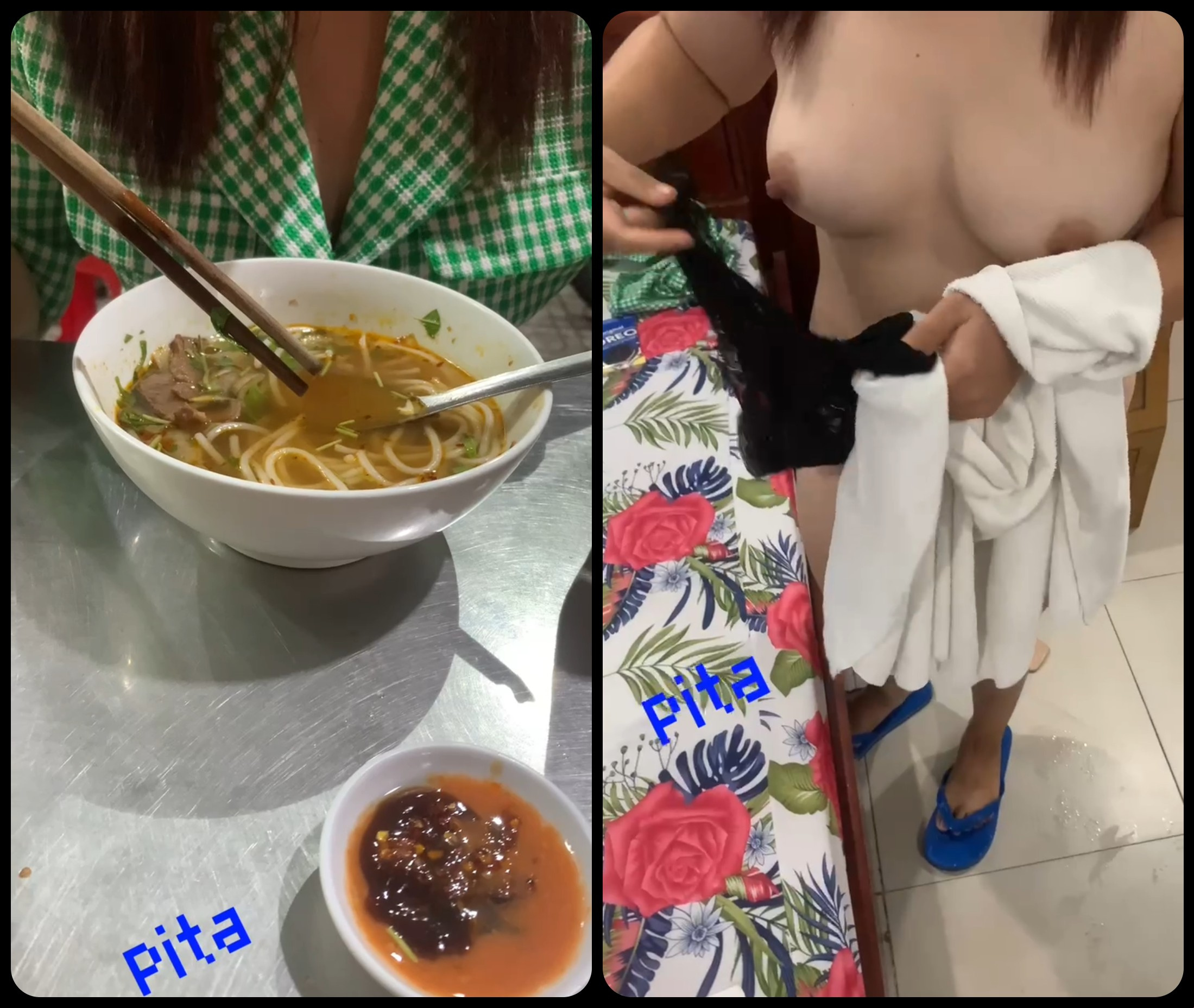 Ajak aku keluar untuk makan sup mie daging sapi lalu pergi ke motel
